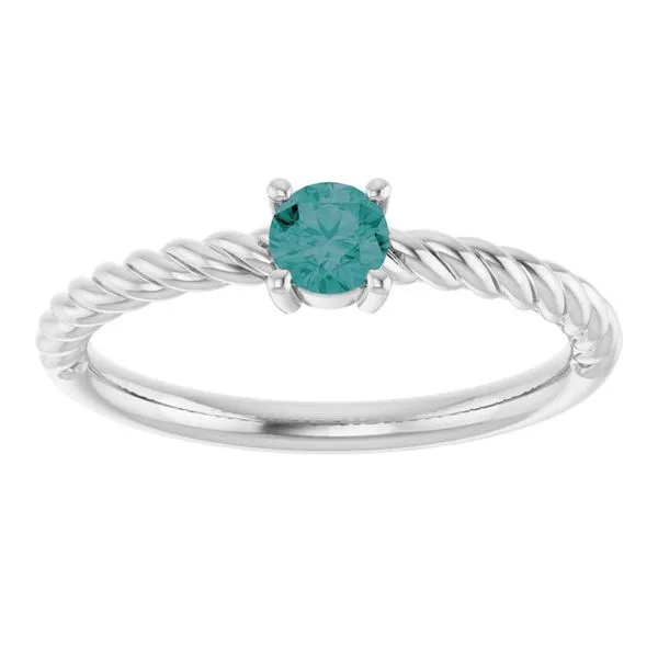 Rope Solitaire Ring Image 4 Rasmussen Jewelers Spanish Fork, UT