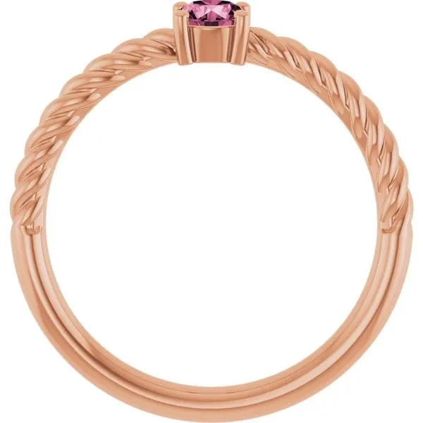 Rope Solitaire Ring Image 2 Cherry Street Jewelers Tulsa, OK