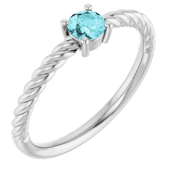 Rope Solitaire Ring Hopman Jewelers Elkhart, IN