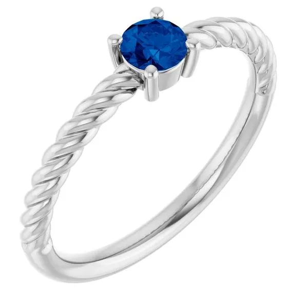 Rope Solitaire Ring Hopman Jewelers Elkhart, IN