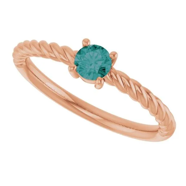 Rope Solitaire Ring Image 5 Cherry Street Jewelers Tulsa, OK