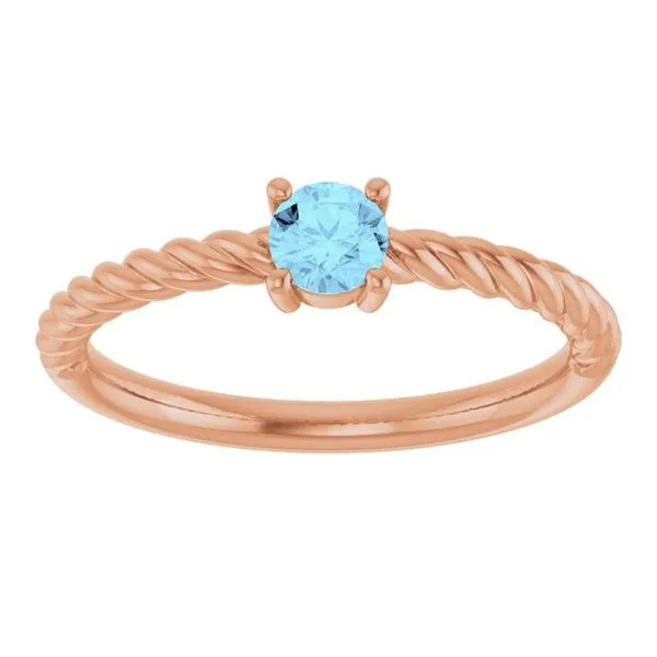 Rope Solitaire Ring Image 3 Cherry Street Jewelers Tulsa, OK