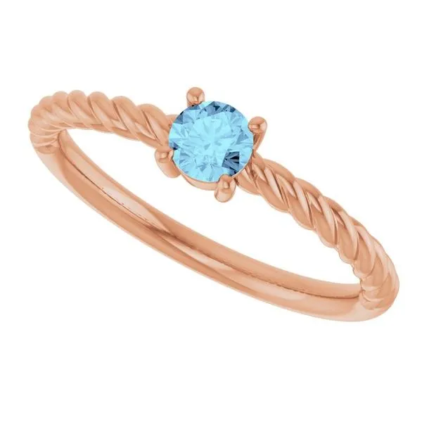 Rope Solitaire Ring Image 5 Cherry Street Jewelers Tulsa, OK