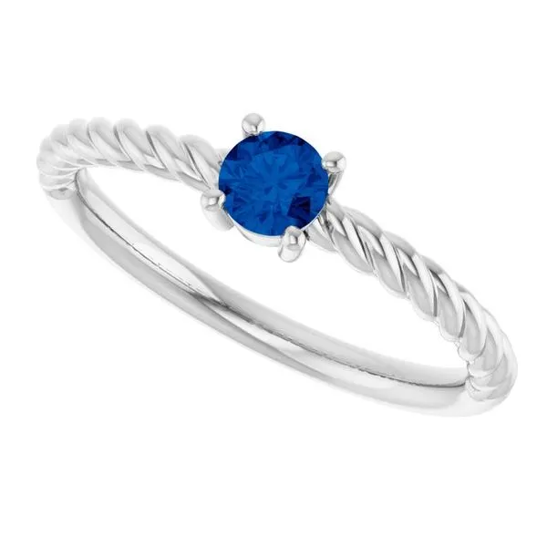 Rope Solitaire Ring Image 5 Rasmussen Jewelers Spanish Fork, UT