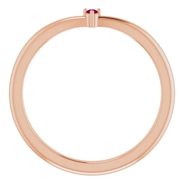 Stackable V Ring Image 2 Cherry Street Jewelers Tulsa, OK