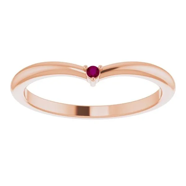 Stackable V Ring Image 3 Hopman Jewelers Elkhart, IN