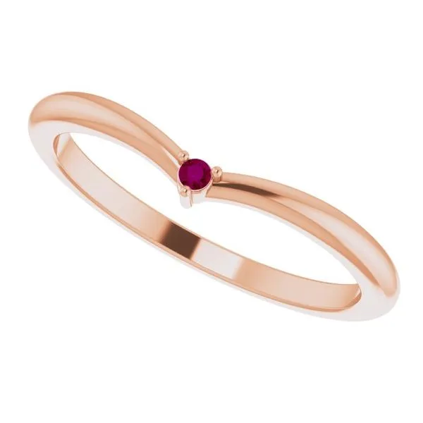 Stackable V Ring Image 5 Hopman Jewelers Elkhart, IN