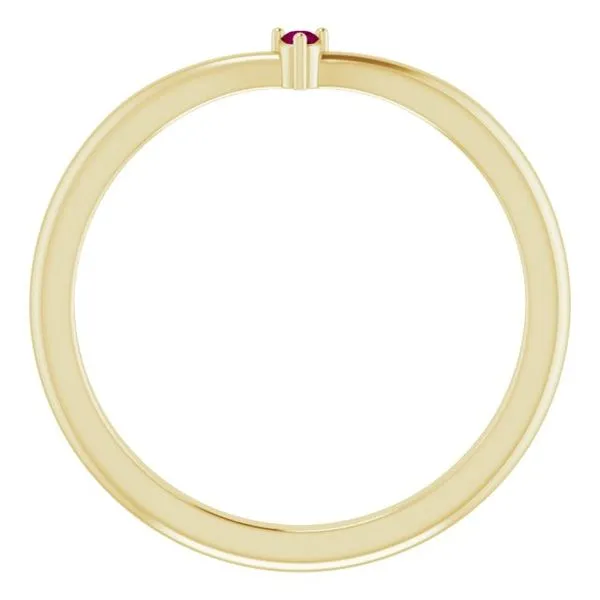 Stackable V Ring Image 2 Hopman Jewelers Elkhart, IN