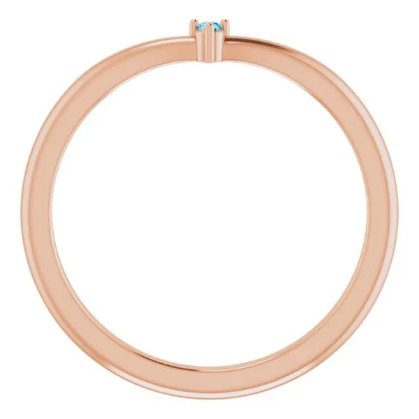 Stackable V Ring Image 2 Hopman Jewelers Elkhart, IN