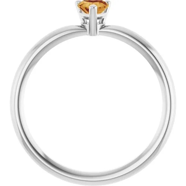 Heart Solitaire Ring Image 2 Diny's Jewelers Middleton, WI