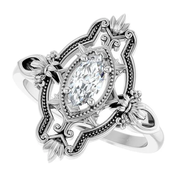 Vintage-Inspired Ring Image 5 D'Errico Jewelry Scarsdale, NY