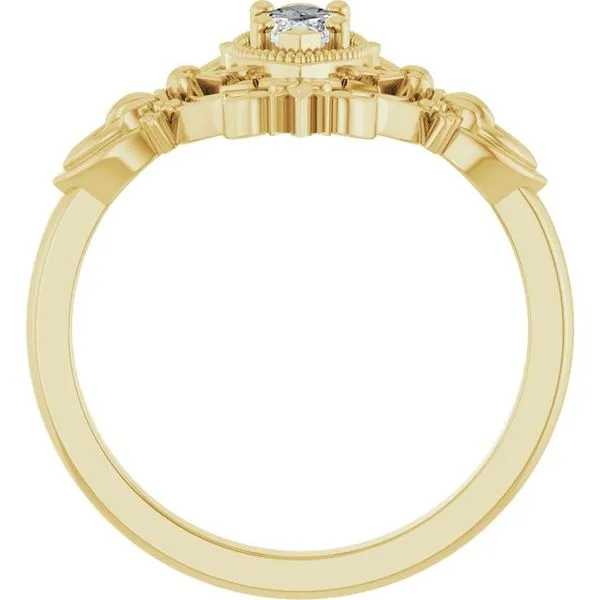 Vintage-Inspired Ring Image 2 M. J. Thomas Jewelers, Ltd. Stratford, CT