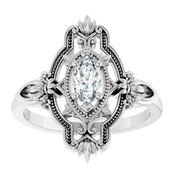 Vintage-Inspired Ring Image 3 Jewelry Design Studio Jensen Beach, FL