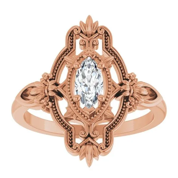 Vintage-Inspired Ring Image 3 Jewelry Design Studio Jensen Beach, FL