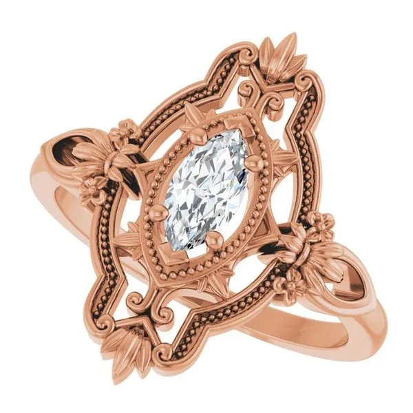 Vintage-Inspired Ring Image 5 M. J. Thomas Jewelers, Ltd. Stratford, CT