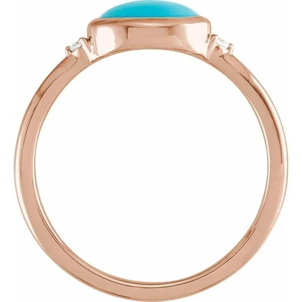 Bezel-Set Cabochon Ring Image 2 Gysbers Jewelry Waupun, WI