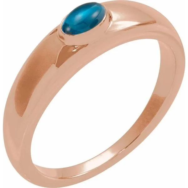 Cabochon Ring Diamonds By Dawn Riverdale, NJ