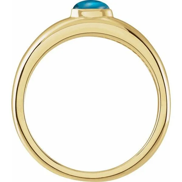 Cabochon Ring Image 2 John E. Koller Jewelry Designs owasso, OK