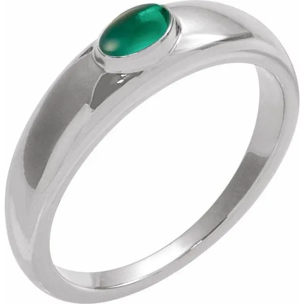 Cabochon Ring Blue Heron Jewelry Company Poulsbo, WA