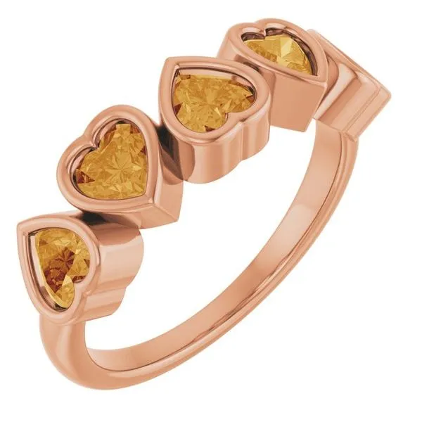 Five-Stone Heart Ring Colonial Jewelers of Easton Easton, MD