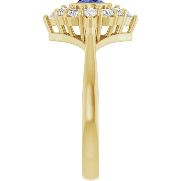 Halo-Style Ring Image 4 Hopman Jewelers Elkhart, IN