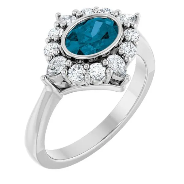 Halo-Style Ring James Wolf Jewelers Mason, OH