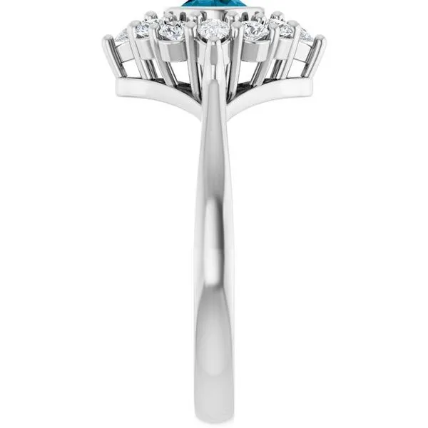 Halo-Style Ring Image 4 Valentine's Fine Jewelry Dallas, PA