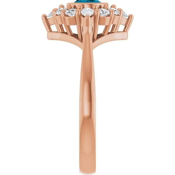 Halo-Style Ring Image 4 Hopman Jewelers Elkhart, IN