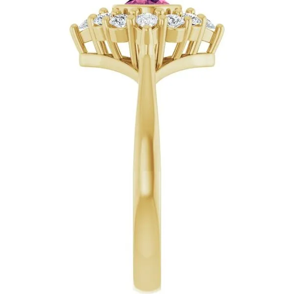 Halo-Style Ring Image 4 Hopman Jewelers Elkhart, IN