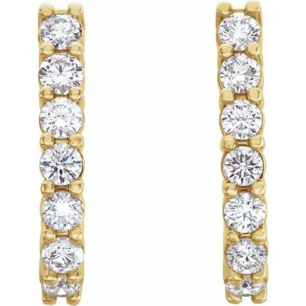 J-Hoop Earrings Image 2 J. Meredith Jewelers Delafield, WI