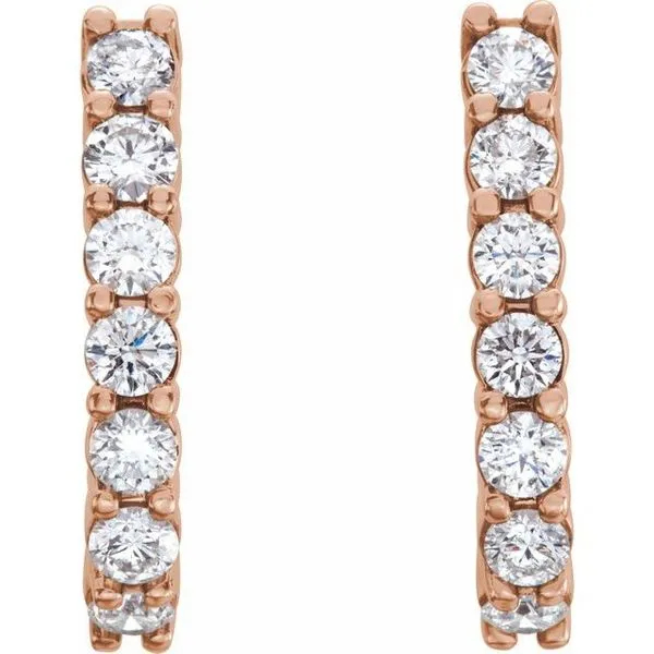 J-Hoop Earrings Image 2 Jewelry Design Studio Jensen Beach, FL