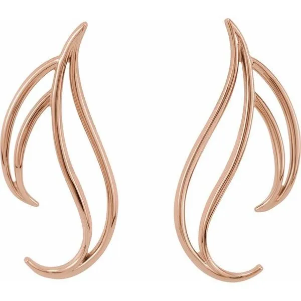 Freeform Earrings Image 2 Hopman Jewelers Elkhart, IN