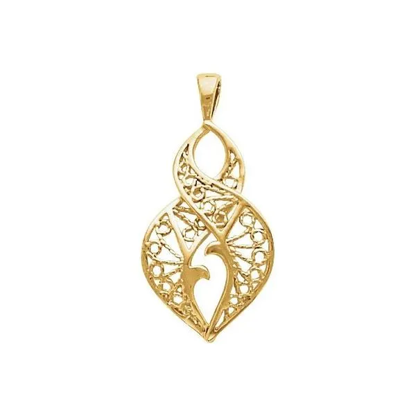 Filigree Pendant Jewelry Design Studio Jensen Beach, FL