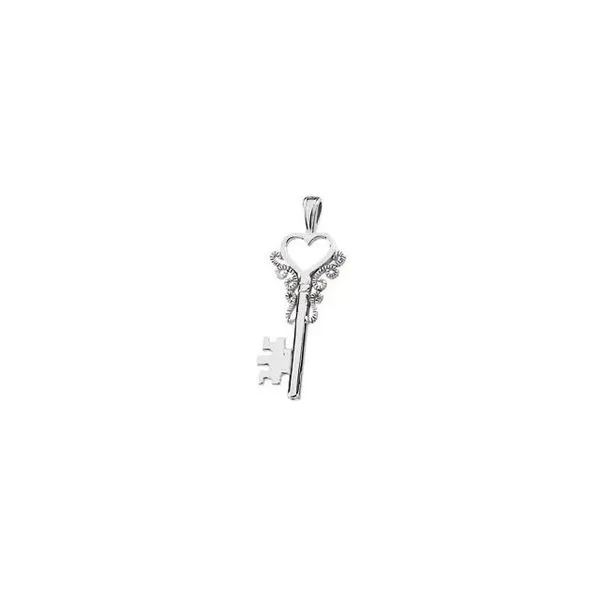 Heart Key Pendant Hopman Jewelers Elkhart, IN