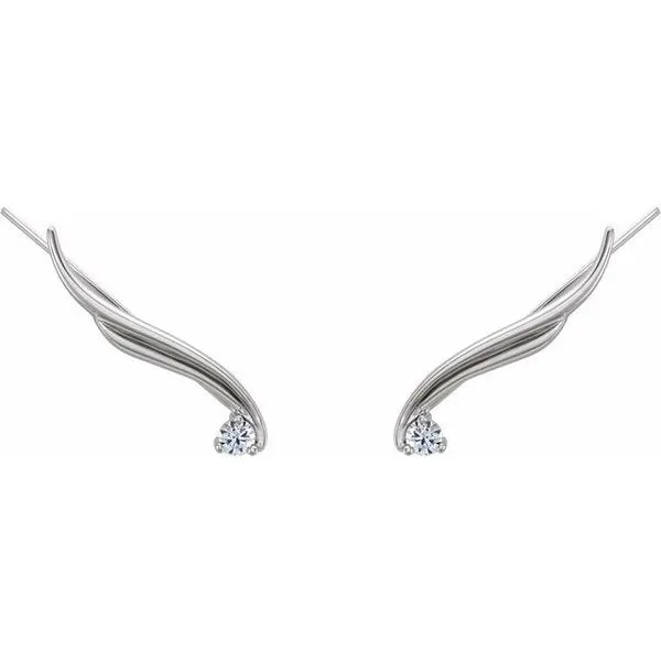 Wavy Ear Climbers Image 2 Hopman Jewelers Elkhart, IN