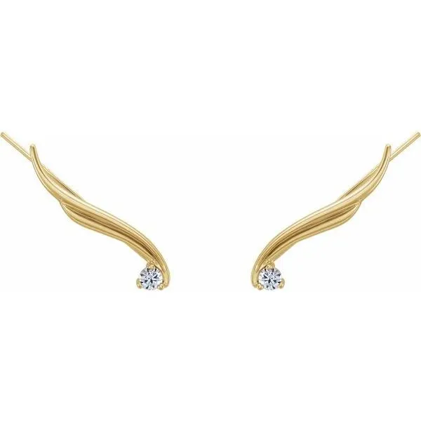 Wavy Ear Climbers Image 2 Hopman Jewelers Elkhart, IN