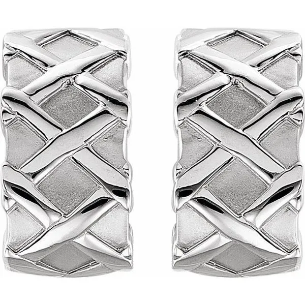 J-Hoop Earrings Image 2 Woelk's House of Diamonds Russell, KS