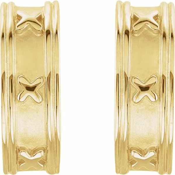 J-Hoop Earrings Image 2 Hopman Jewelers Elkhart, IN