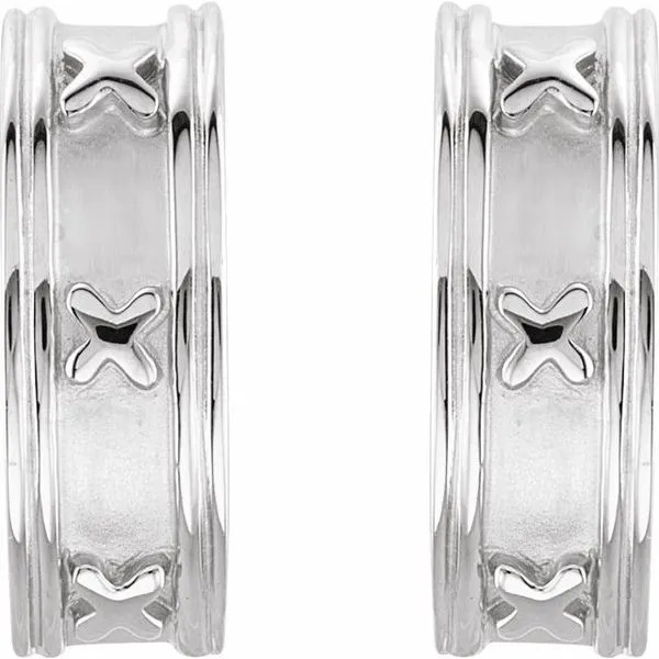 J-Hoop Earrings Image 2 Hopman Jewelers Elkhart, IN