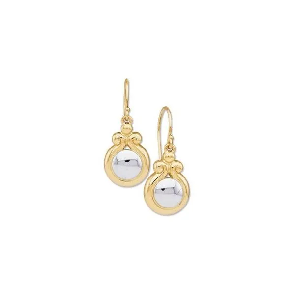 Circle Dangle Earrings Hopman Jewelers Elkhart, IN