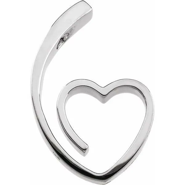 Heart Slide Pendant D'Errico Jewelry Scarsdale, NY