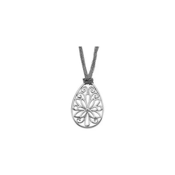 Teardrop Filigree Pendant J. Meredith Jewelers Delafield, WI