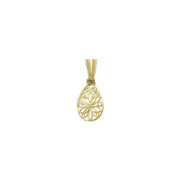 Teardrop Filigree Pendant Image 2 Hopman Jewelers Elkhart, IN