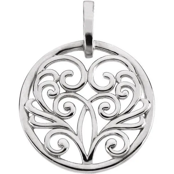 Filigree Pendant Linwood Custom Jewelers Linwood, NJ