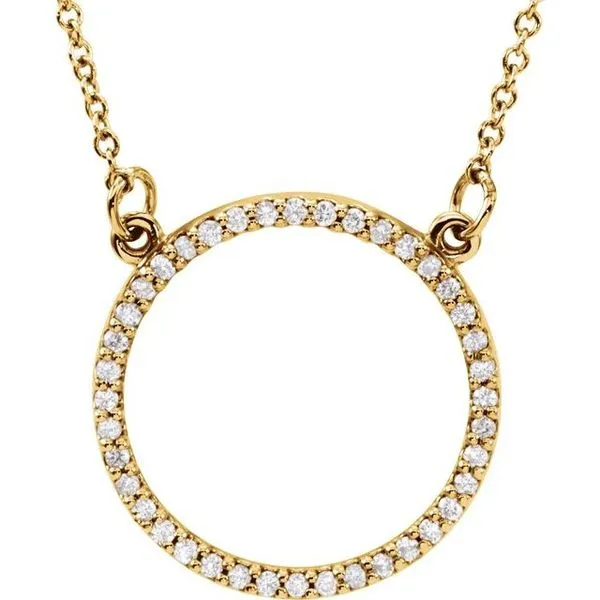 Petite Circle Necklace J. Meredith Jewelers Delafield, WI