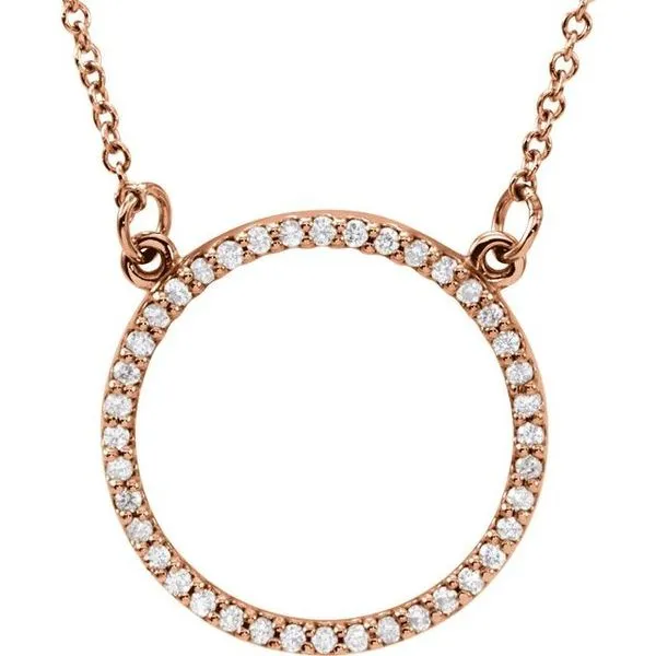 Petite Circle Necklace Hopman Jewelers Elkhart, IN