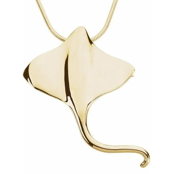 Stingray Brooch/Pendant Image 2 Arnold's Jewelry and Gifts Logansport, IN
