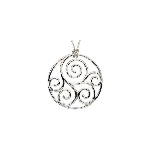 Filigree Scroll Pendant Jewelry Design Studio Jensen Beach, FL
