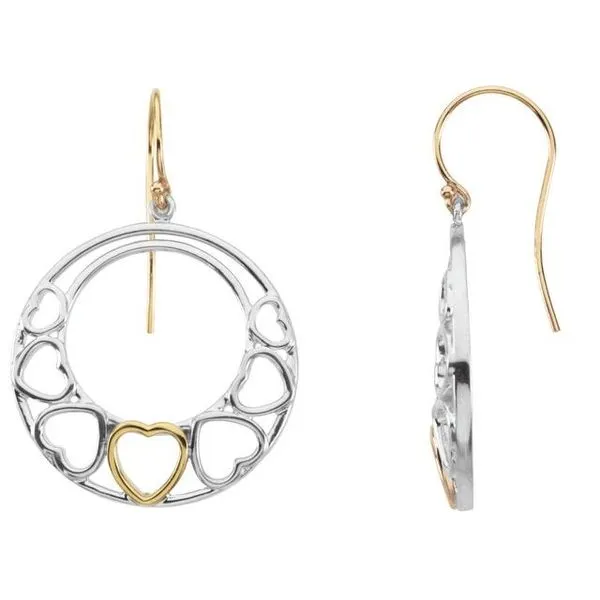 Circle Heart Earrings Jewelry Design Studio Jensen Beach, FL