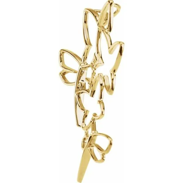 Butterfly & Dragonfly Pendant Image 2 Jewelry Design Studio Jensen Beach, FL